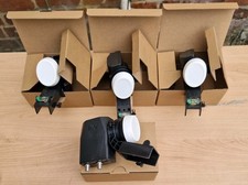 4 x Sky EL020 Twin Output Wideband LNB - Works with Freesat 4K PVR's & Sky Q