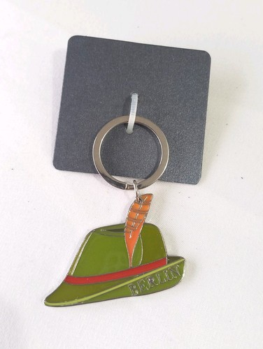 Keychain featuring green - featuring, a