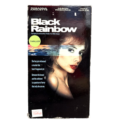 Black rainbow vhs 1991 rosanna - black,