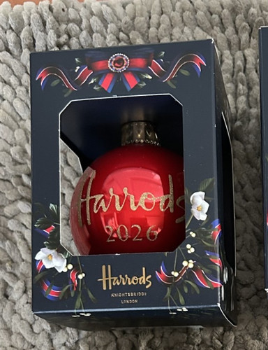 Harrods christmas baubles - harrods,