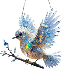Crystal Sky Bluebird Stained