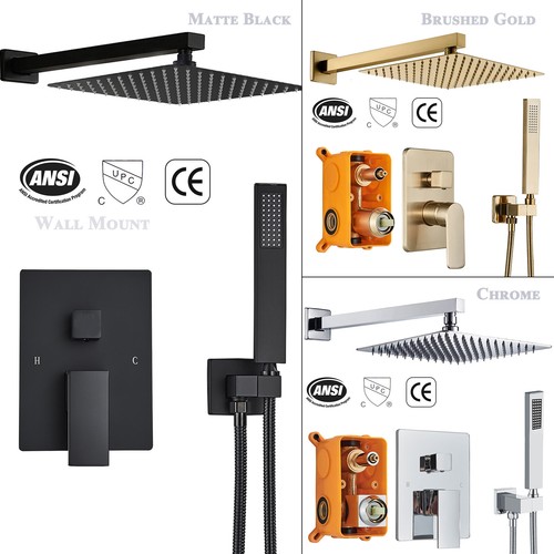Concealed shower mixer set - concealed,