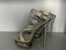 Gianmarco Lorenzi blacklabel swarowsky heels size 39