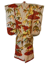 Japanese Silk Kimono Uchikake