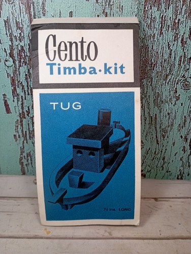 Vintage wooden tugboat - wooden,