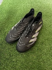 Adidas Predator Black/Green FG Uk 9.5