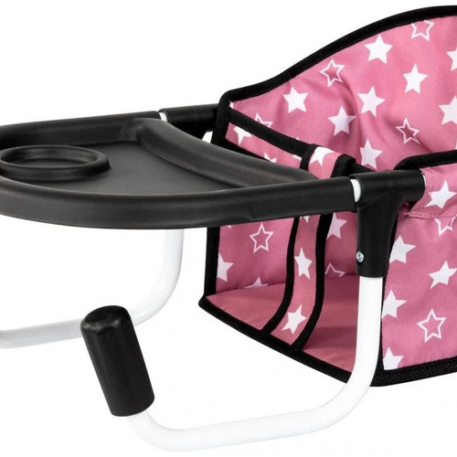 Doll high chair seat pink - seat,