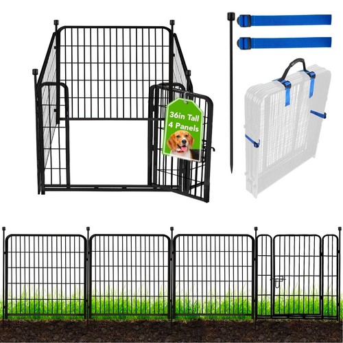 Outdoor dog fence - high, 4