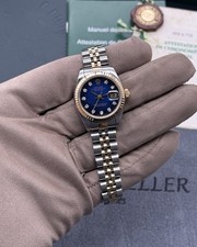 Rolex DateJust 26mm | 69173 | Factory Blue Diamond Vignette Dial | Full Set B&P