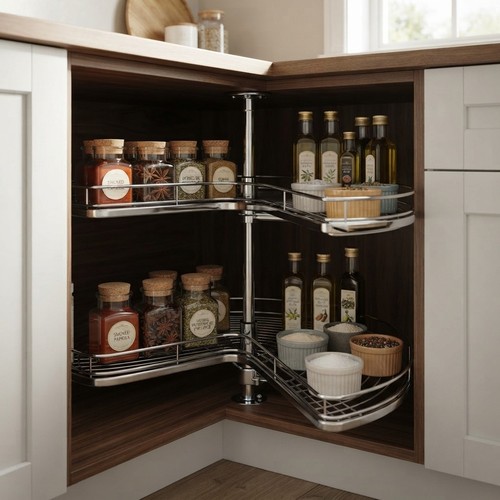 Rotating kitchen carousel - rotating,