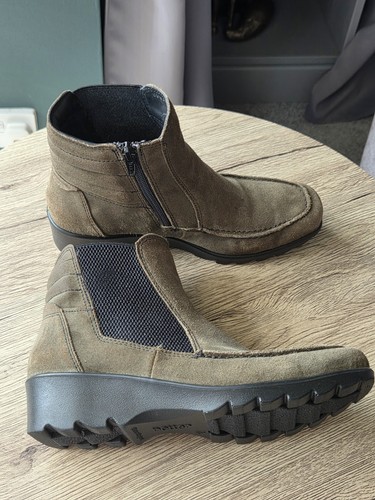 Hotter khaki green - hotter, suede