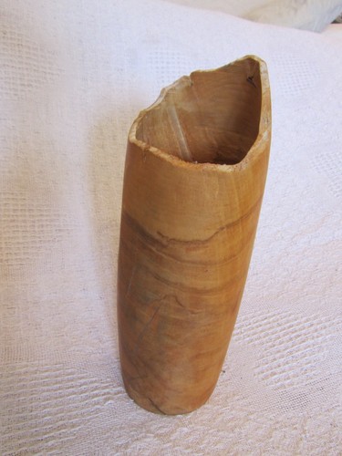 Hand made wooden - , vase