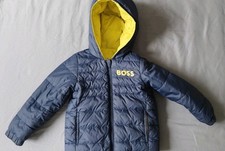 Hugo Boss Reversible Dual Colour Blue/Yellow Toddler Winter Coat (Age 2/3)
