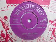 M-  UK  HMV 45 - ELVIS PRESLEY