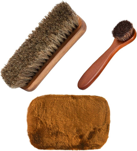 Shoe brush set horse - set,,