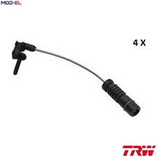 WARNING CONTACT BRAKE PAD WEAR