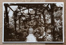 Alton Towers Rosary, Rose Arbor, Gardens, Staffordshire, Real Photo Postcard