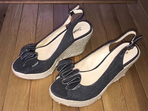 Strawberry shoes wedges - shoes, uk