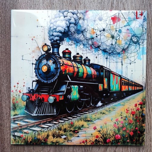 Vintage steam train locomotive - steam,