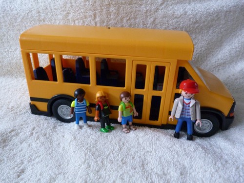 Playmobil school bus with - playmobil,