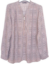 Marks & Spencer pale pink mix blouse top size 14