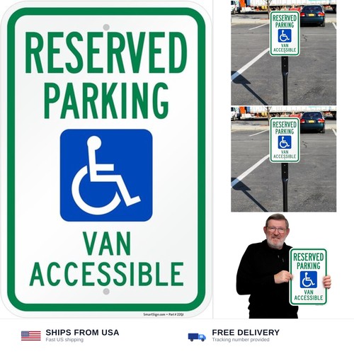 Smartsign reserved parking - "reserved,