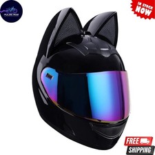 Cat Ear Motorcycle Helmet For