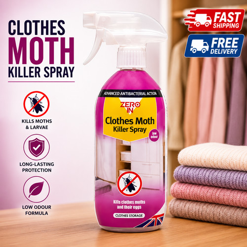 Zero clothes moth larvae - zero,