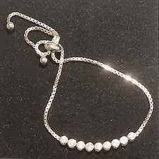 Sterling Silver Rhodium Cubic