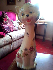Kitsch Decorated Large Cat  in