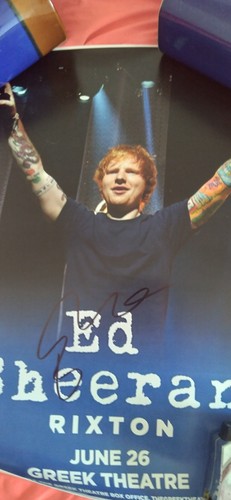 Sheeran signed concert - sheeran,