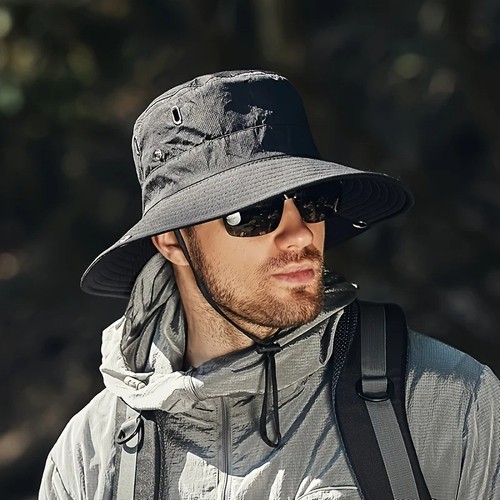 Mens sun hat wide - mens,