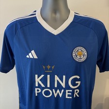 Leicester City FC 2023/2024 Home Football Shirt Adidas Size S King Power