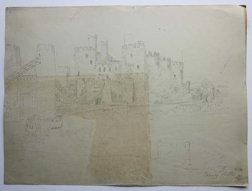 1877 conway castle - conway, victorian