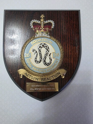 Vintage raf regiment 26 - regiment, no.