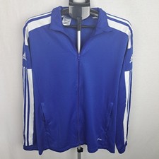 Adidas Blue Track Jacket, Mens