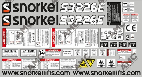 Snorkel s3226e scissor lift - scissor,