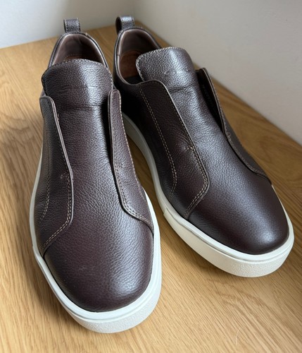 Santoni men brown slip on - brown,