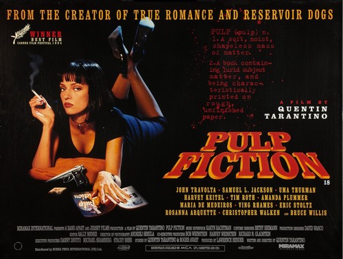 Pulp fiction 1994 quad - fiction,