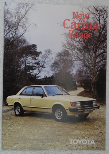 Toyota carina brochure 1981 - brochure,