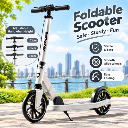 Foldable kick scooter - kick,