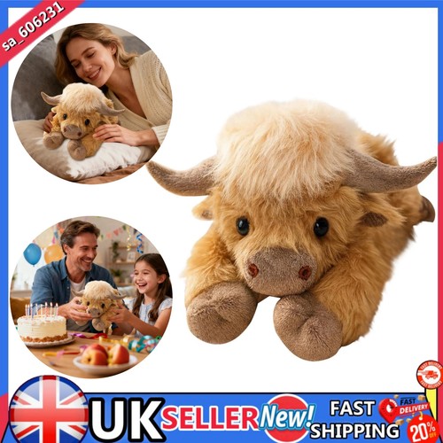 Highland cow plush - cow, pillow