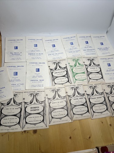 Vintage theatre programmes - theatre, job