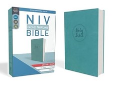 NIV, Value Thinline Bible, Large Print, Imitation Leath - HardBack NEW Zondervan