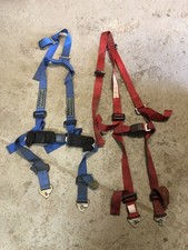 Vehicle rally / off road safety harnesses x 2 - Good usable condition