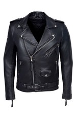 Brando Black Men's New Biker