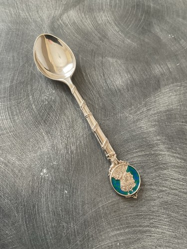 Superb solid silver - solid, enamel