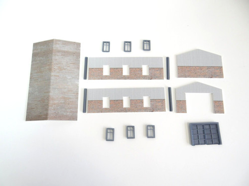 Diy hangar barn diorama model - hangar-barn,