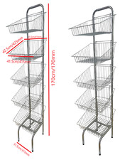 Chrome 5 Tier Free Standing
