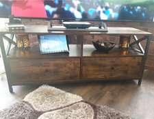 Rustic TV Stand Vintage